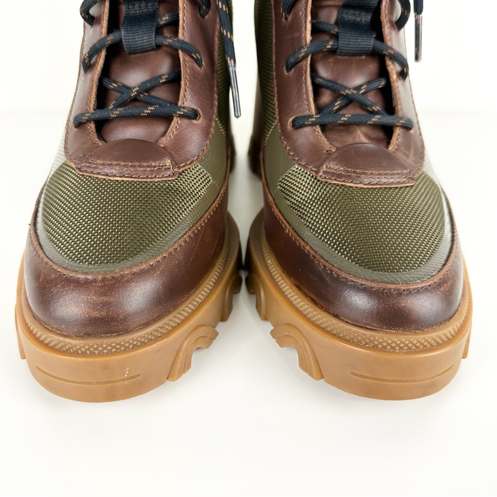 SOREL Brex Heel Lace-Up Waterproof Bootie Tan Size 8.5 - Picture 12 of 16